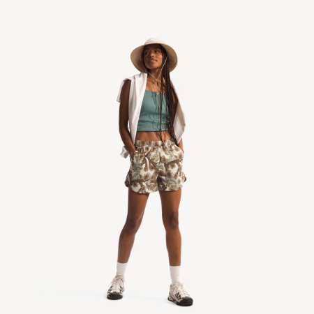 Шорты TNF W Class V Pathfinder Pull-On Short (Женский; S; GravelCactus CamoPrint)